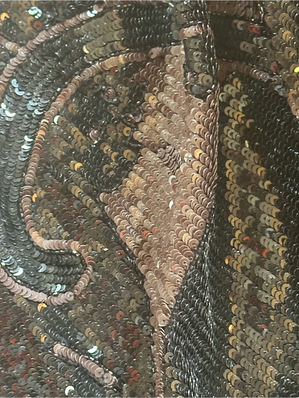 Valentino Garavani Black Sequin Fringe Shawl